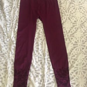 Motherhood Secret Fit Belly Legging Burgundy